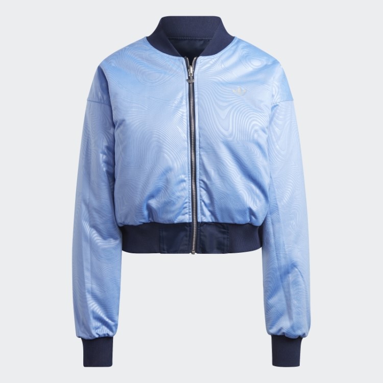 Jaqueta Bomber Original Reversível Adidas Night Indigo
