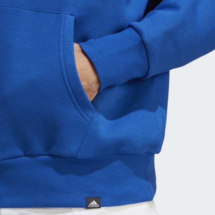 Adidas Moletom Com Capuz Gráfico Azul Royal