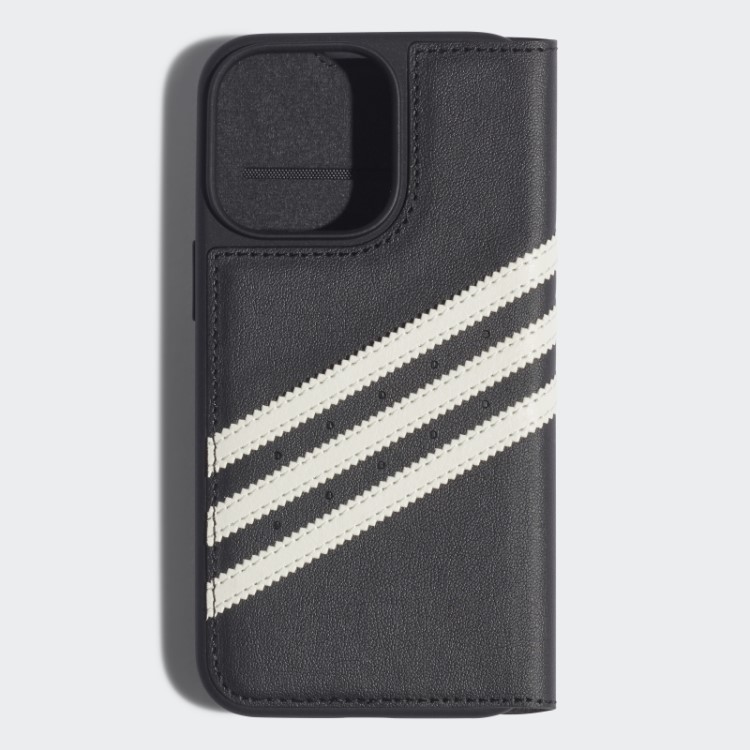Adidas Ou Booklet Case Pu Para Iphone 13/13 Pro Hot Black