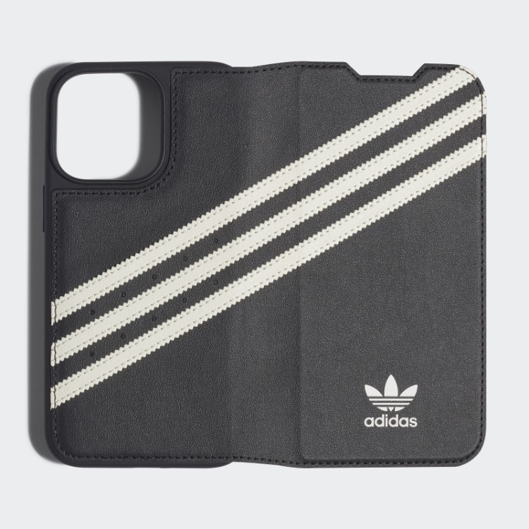 Adidas Ou Booklet Case Pu Para Iphone 13/13 Pro Hot Black