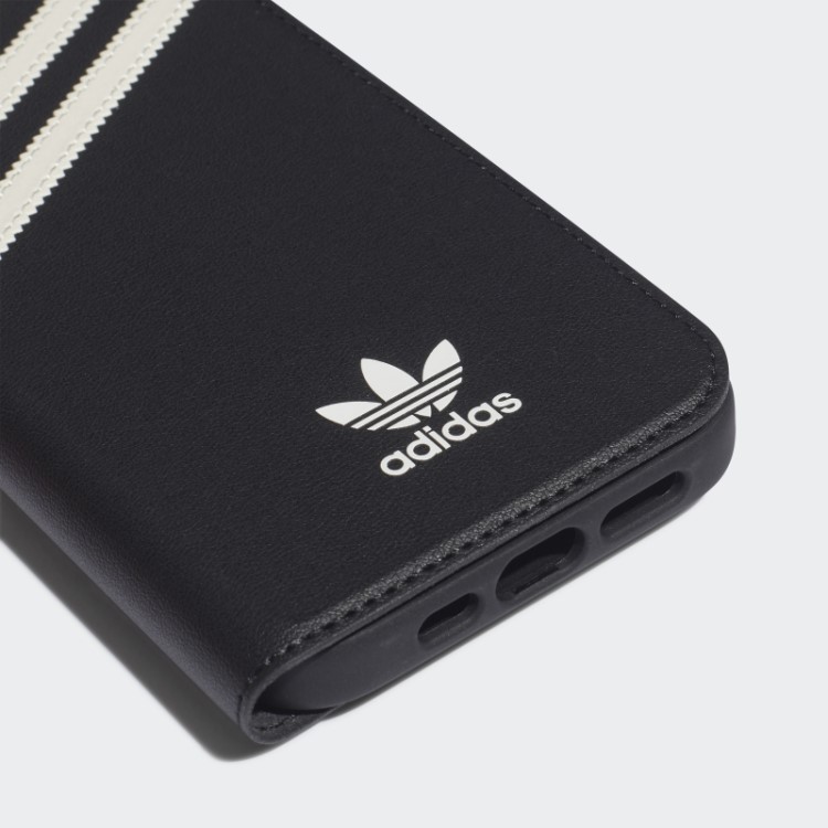Adidas Ou Booklet Case Pu Para Iphone 13/13 Pro Hot Black