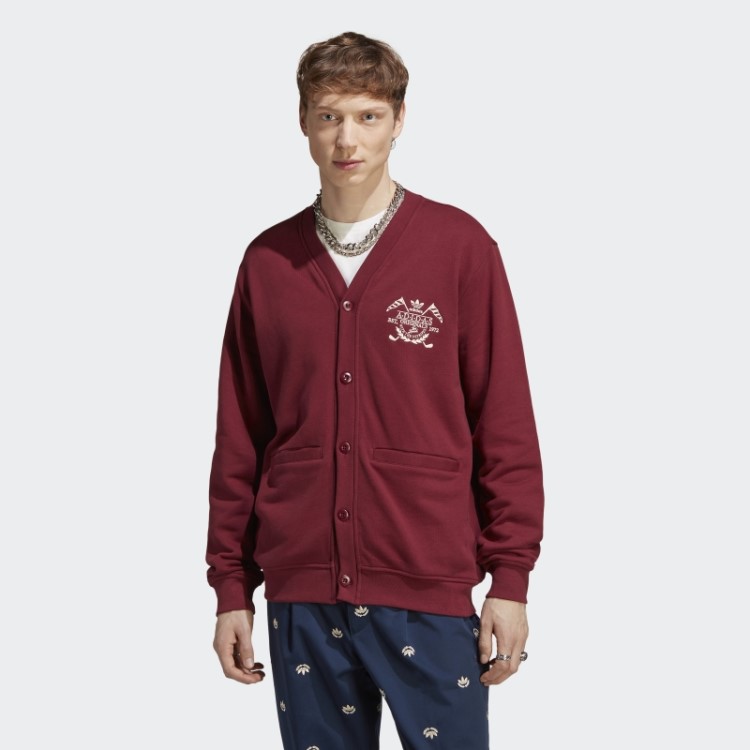 Arquivo Gráfico Cardigã Vermelho Adidas