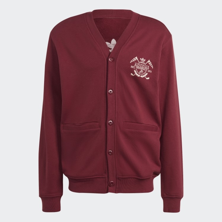 Arquivo Gráfico Cardigã Vermelho Adidas