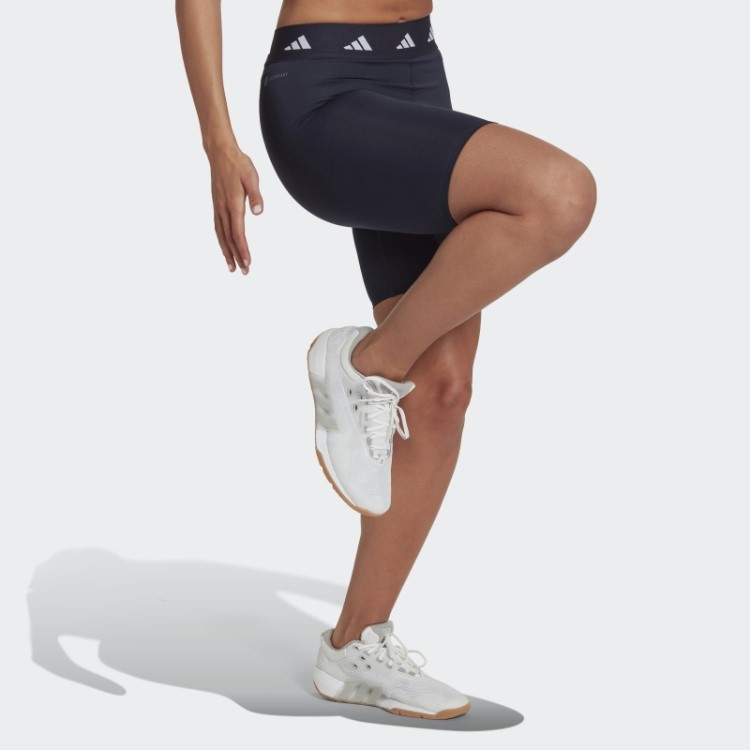 Leggings Curtas Techfit Bike Adidas Ink