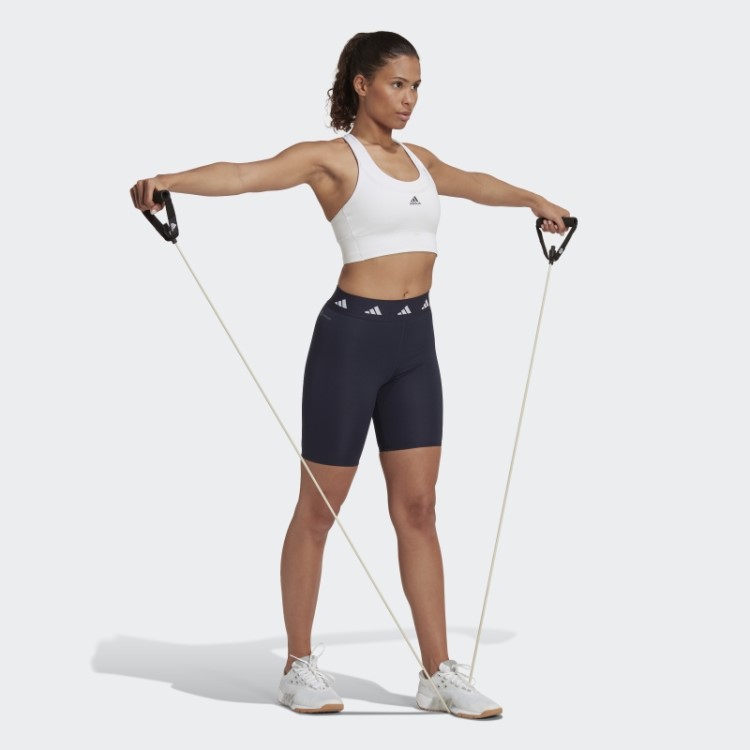 Leggings Curtas Techfit Bike Adidas Ink