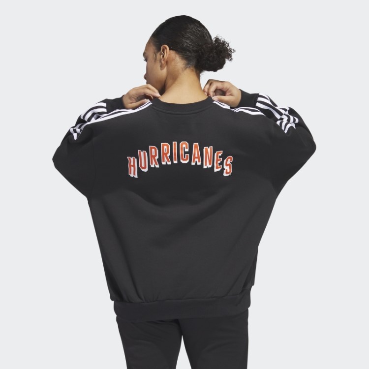 Moletom Oversized Adidas Hurricanes Preto