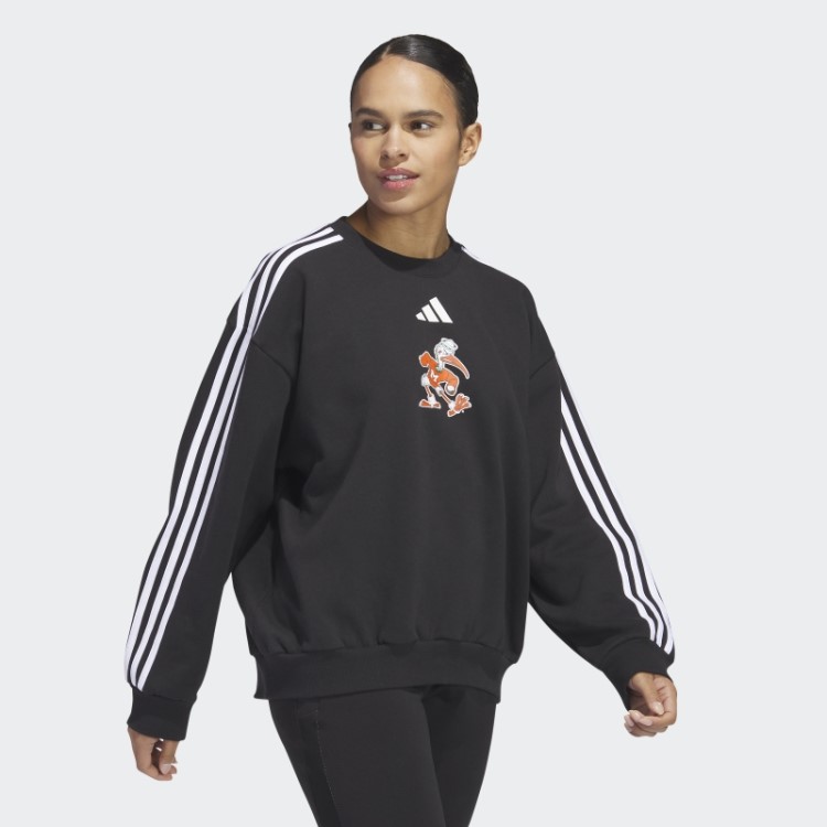 Moletom Oversized Adidas Hurricanes Preto