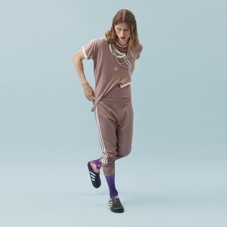 Calça Adidas Roxa Adicolor Classics Cutline