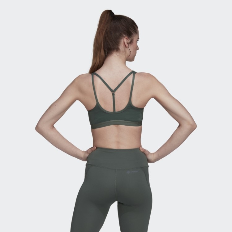 Sutiã Adidas Coreessentials De Suporte Médio óxido Verde