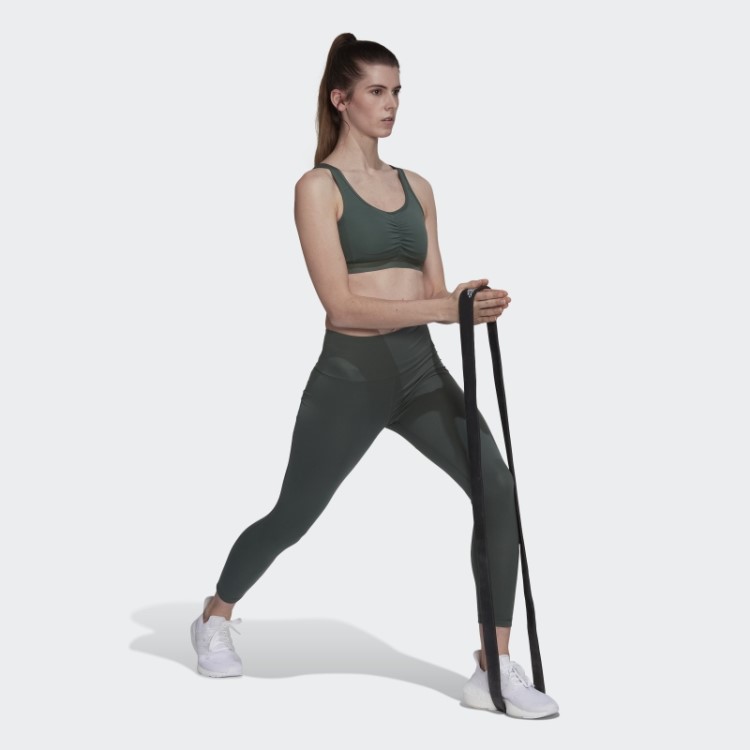 Sutiã Adidas Coreessentials De Suporte Médio óxido Verde