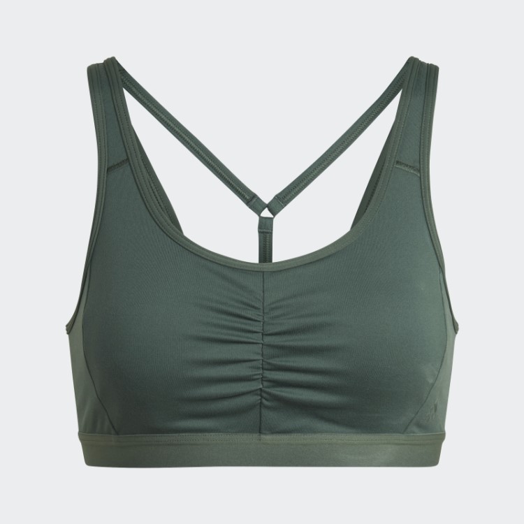 Sutiã Adidas Coreessentials De Suporte Médio óxido Verde