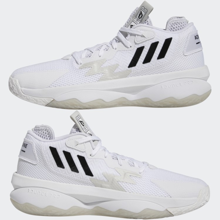 Sapato Cinza Adidas Dame 8 Estiloso