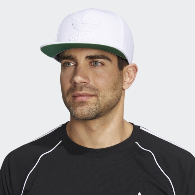 Chapéu Snapback Trefoil Branco Adidas