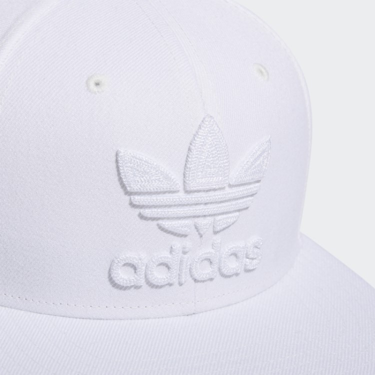 Chapéu Snapback Trefoil Branco Adidas