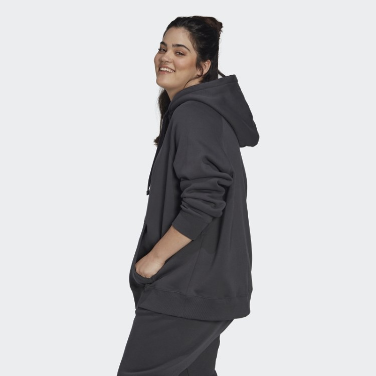 Moletom Oversized De Carbono Com Capuz (tamanho Grande) Adidas