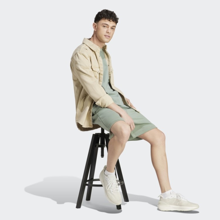 Shorts De Lã Adidas Verde Prata