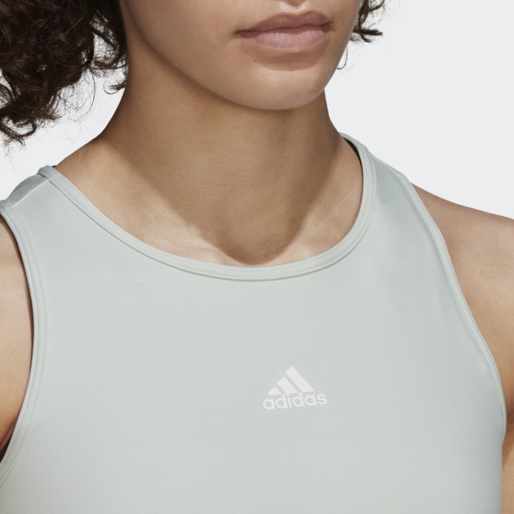 Regata Justa Hyperglam Com Detalhe De Recorte Verde Adidas