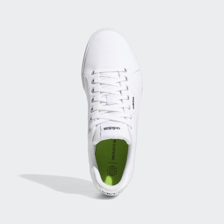 Tênis Branco Adidas Daily 3.0 Eco Lifestyle Para Skate
