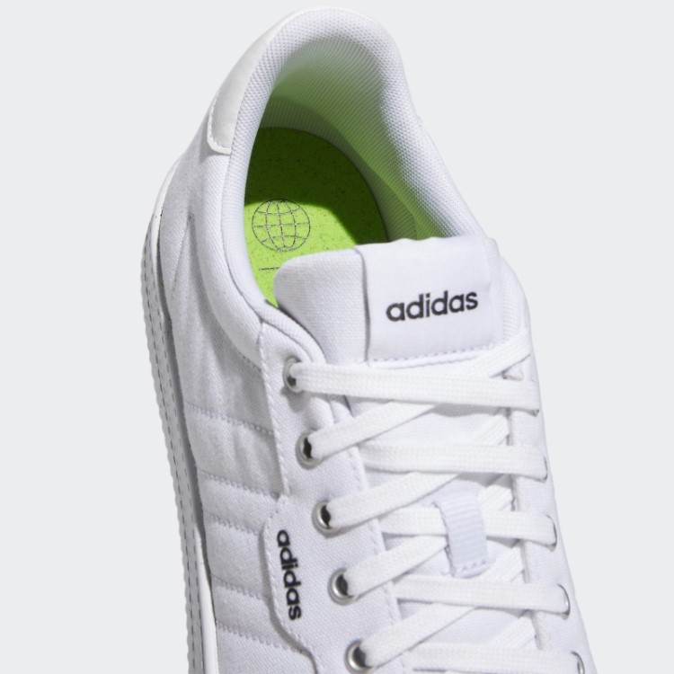 Tênis Branco Adidas Daily 3.0 Eco Lifestyle Para Skate