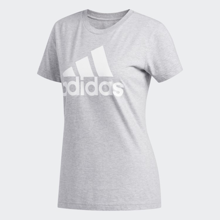 Badge Of Sport Tee Cinza Médio Adidas