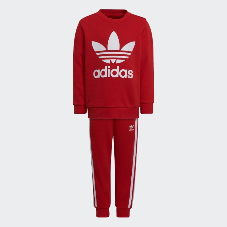 Conjunto Vermelho Adidas Adicolor