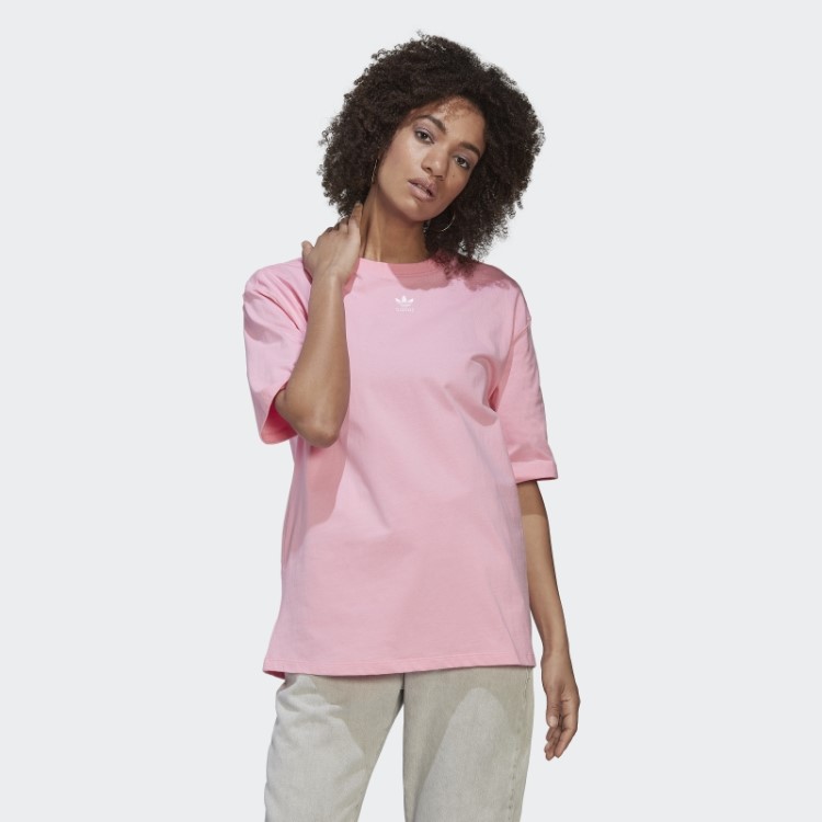 Camiseta Adicolor Essencial Rosa Adidas