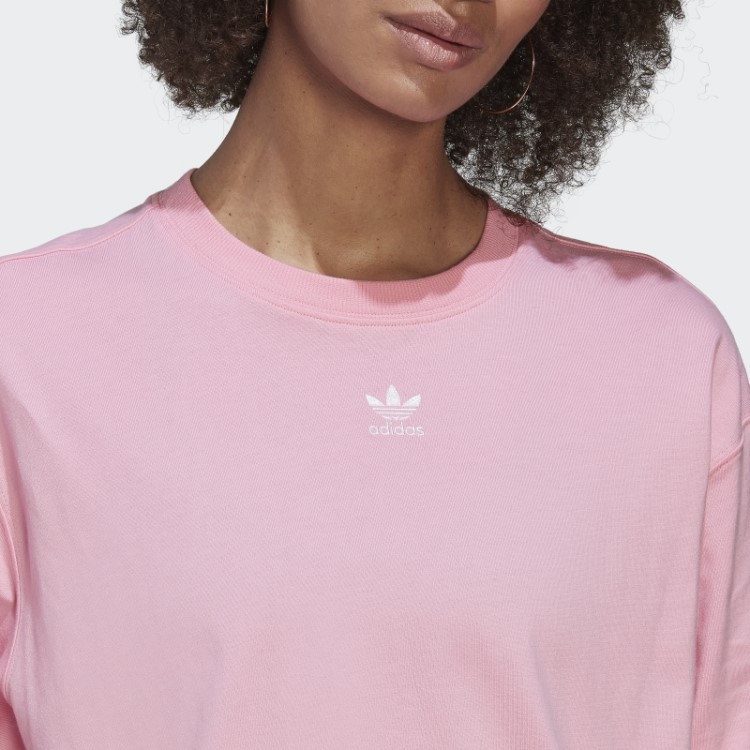 Camiseta Adicolor Essencial Rosa Adidas