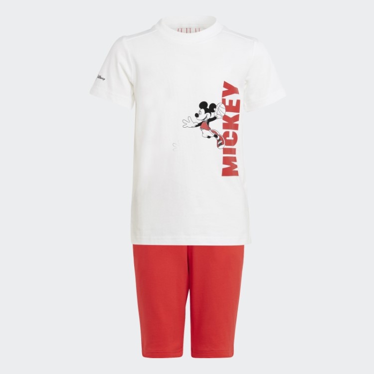 Conjunto De Verão Branco Adidas Disney Mickey Mouse