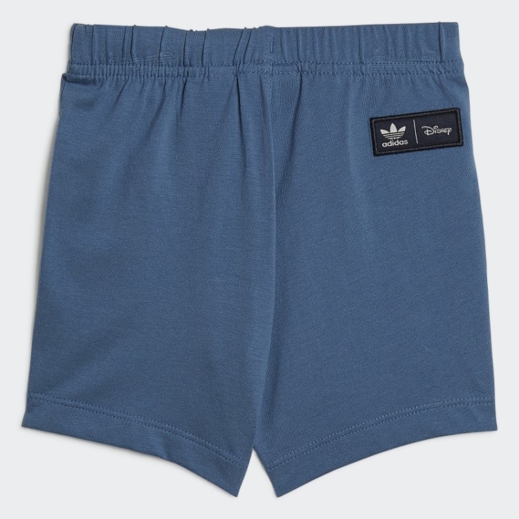 Shorts Branco Disney Mickey And Friends E Camiseta Adidas