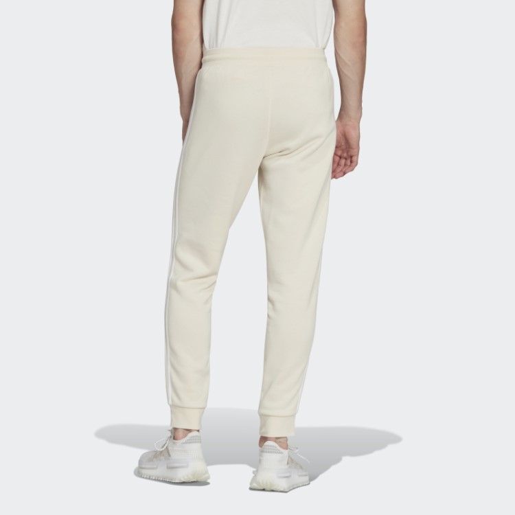 Calça Branca Com As Três Listras Adidas Adicolor Classics