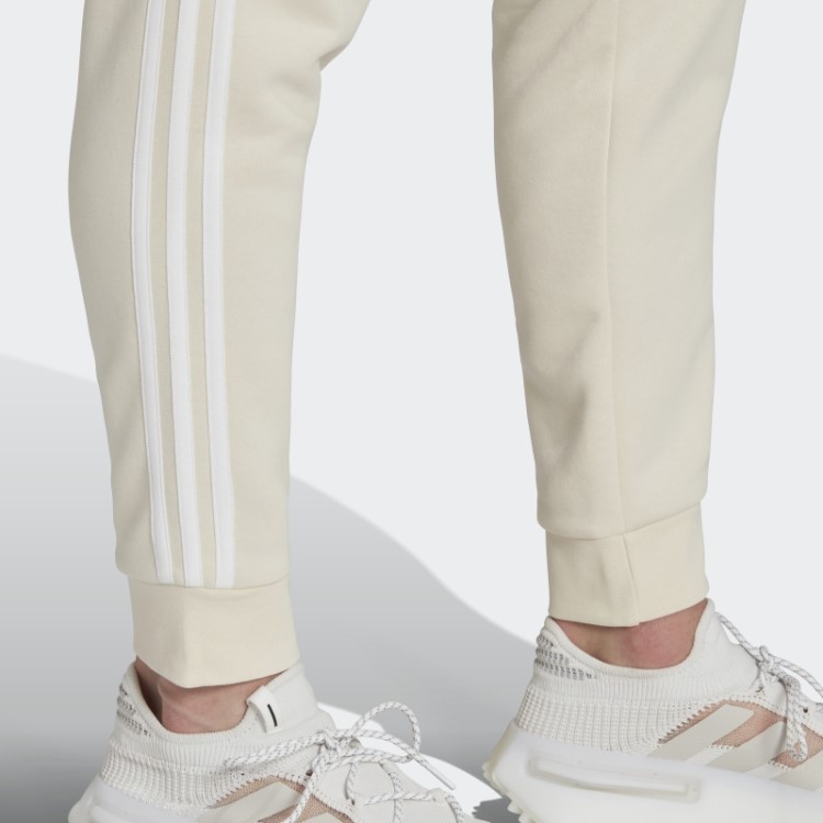Calça Branca Com As Três Listras Adidas Adicolor Classics