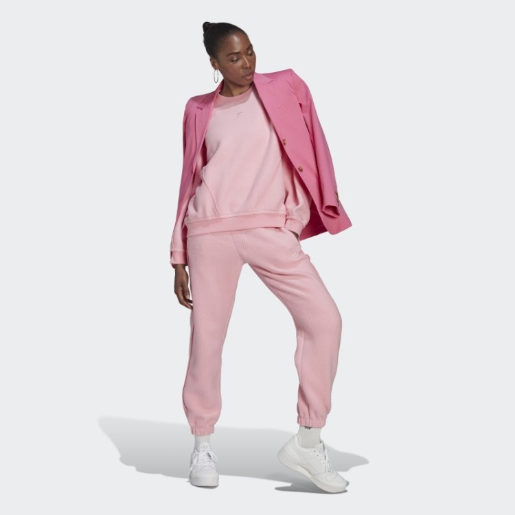 Calça De Moletom Adidas Loungewear Rosa Claro