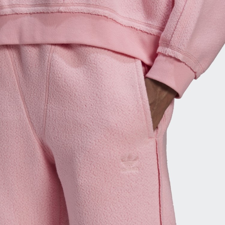 Calça De Moletom Adidas Loungewear Rosa Claro
