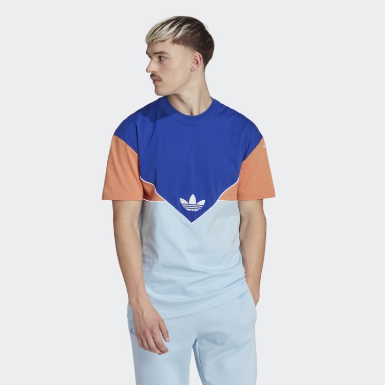 Adidas Adicolor Camiseta Sazonal Arquivo Sky