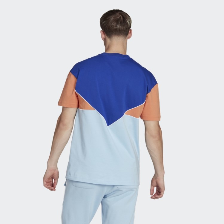 Adidas Adicolor Camiseta Sazonal Arquivo Sky
