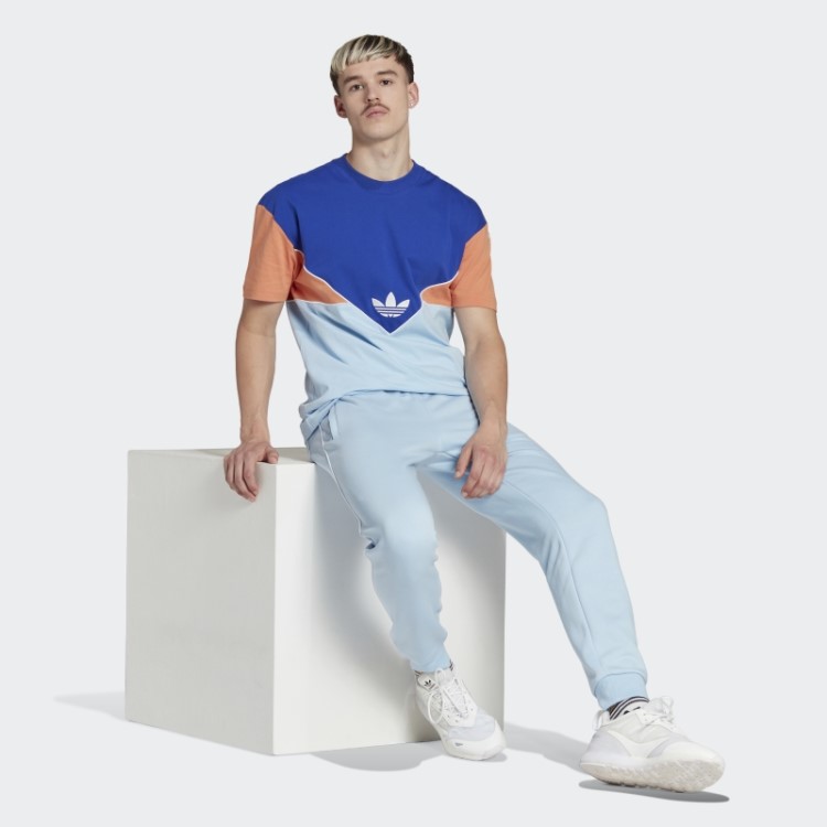 Adidas Adicolor Camiseta Sazonal Arquivo Sky