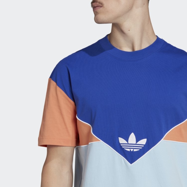 Adidas Adicolor Camiseta Sazonal Arquivo Sky