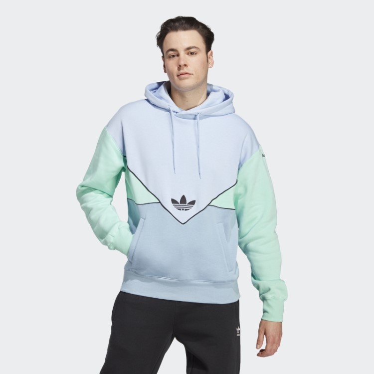 Moletom Com Capuz De Arquivo Sazonal Adidas Blue Dawn Adicolor