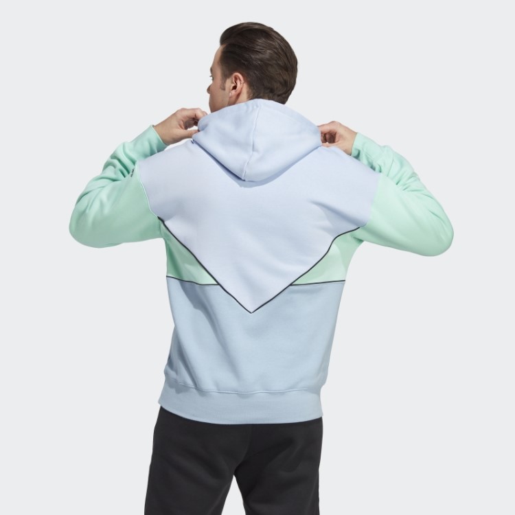 Moletom Com Capuz De Arquivo Sazonal Adidas Blue Dawn Adicolor