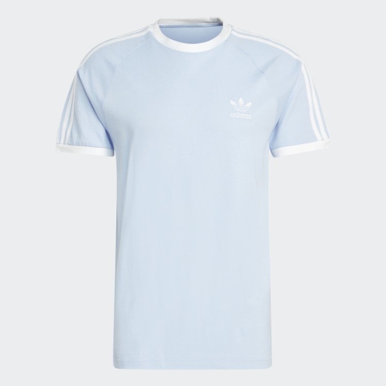 Camiseta Adidas Adicolor Classics Com As Três Listras Blue Dawn