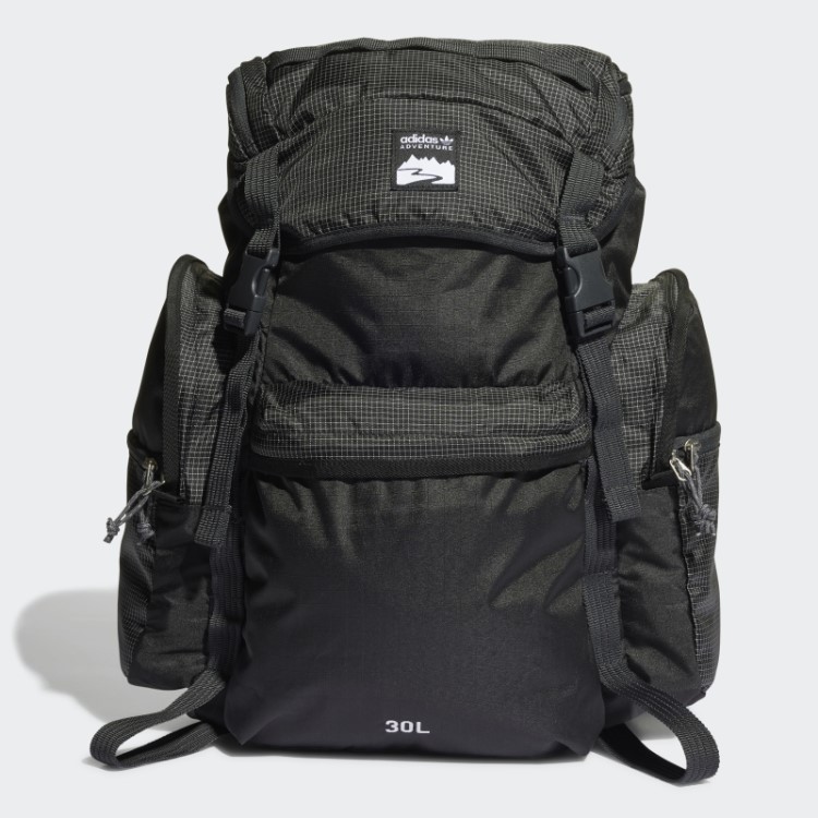 Moda Mochila Toploader Aventura Adidas Preta