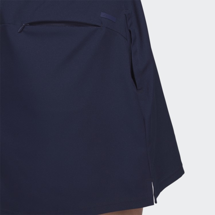 Vestido De Golfe De Manga Longa Azul Adidas