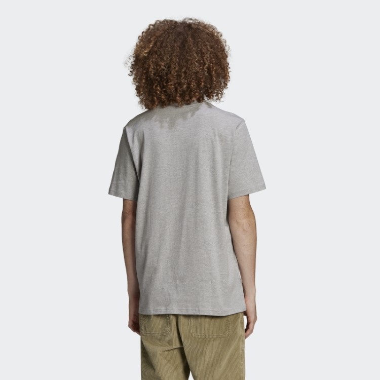 Camiseta Com Logo De Futebol Adidas Cinza Médio