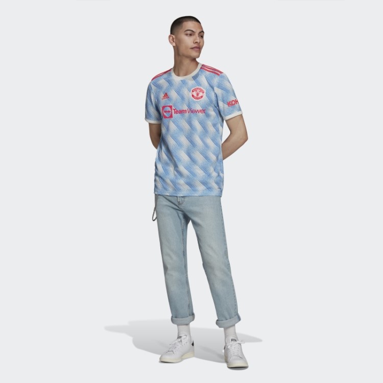 Camisa Branca Adidas Manchester United 21/22 Away