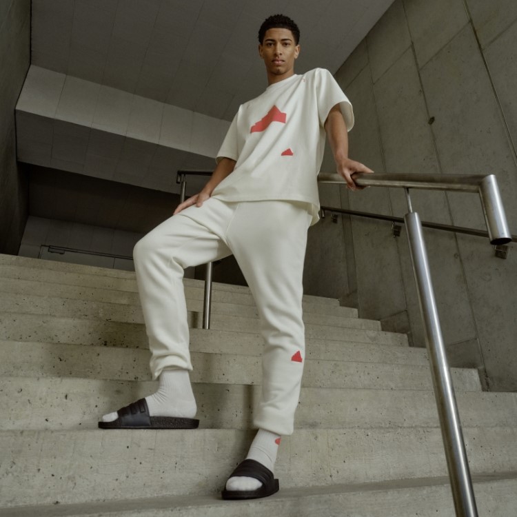 Meia Adidas Slouchy Fit Branca