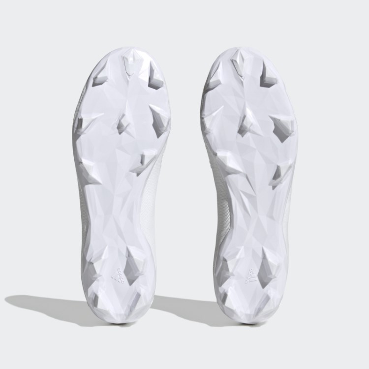Elegante Adidas Predador Precisão.3 Botas De Chão Firme Branco
