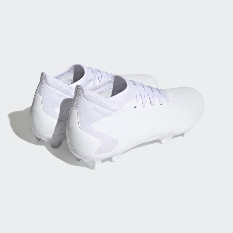 Elegante Adidas Predador Precisão.3 Botas De Chão Firme Branco