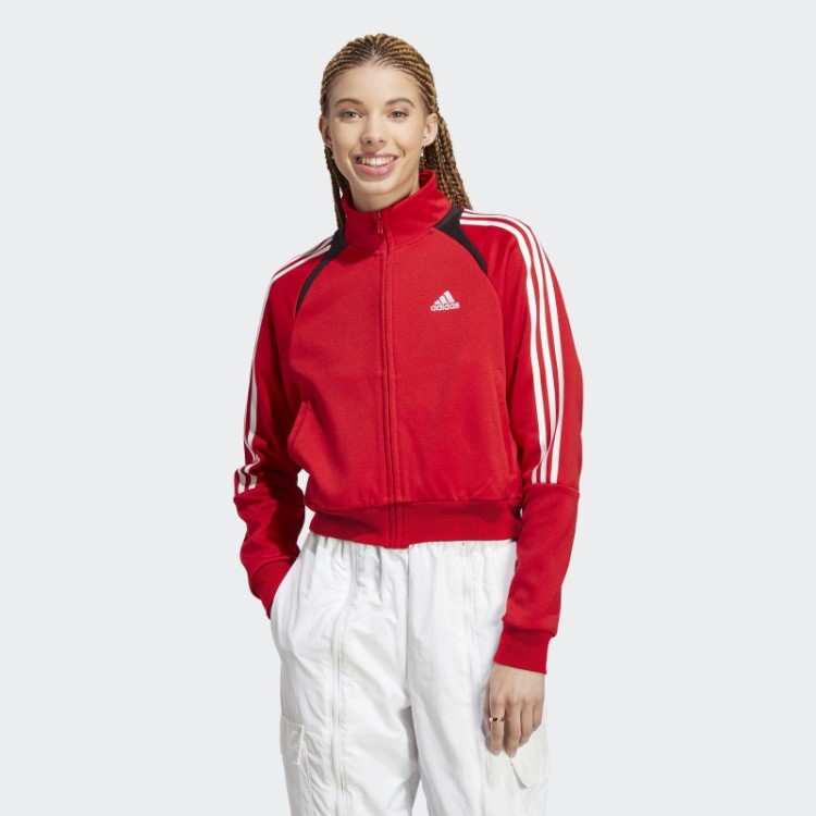 Adidas Tiro Terno Up Jaqueta Estilo De Vida Escarlate