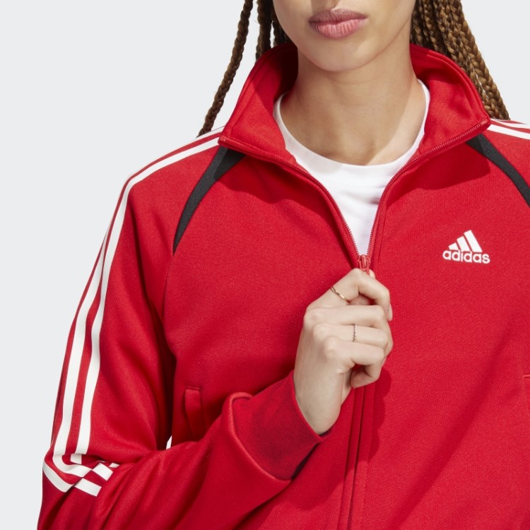 Adidas Tiro Terno Up Jaqueta Estilo De Vida Escarlate