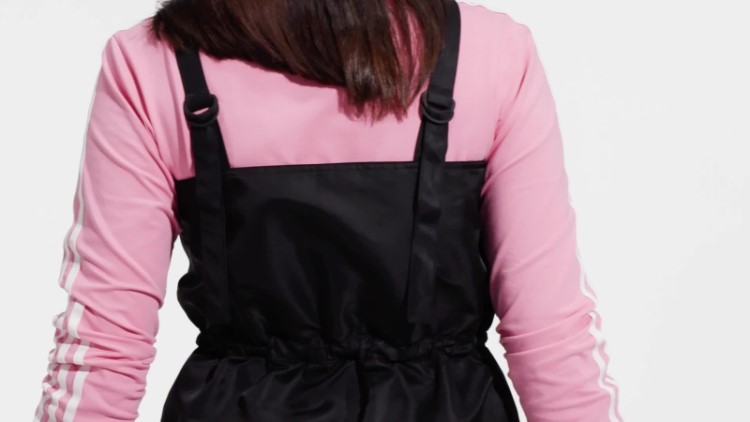 Vestido De Nylon Adidas Preto